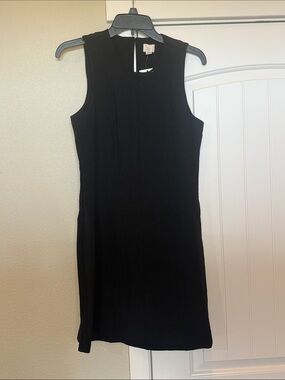 a new day Black Sleeveless Mini Shift Dress